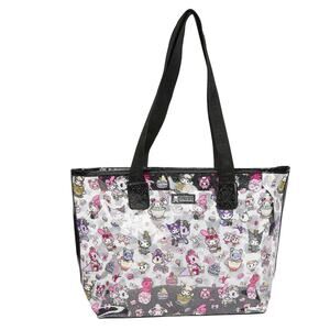 tokidoki x Kuromi & My Melody Garden Party Clear Zip Tote Bag